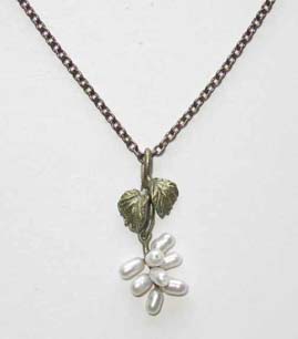 Spring Birch Dainty Pendant Necklace